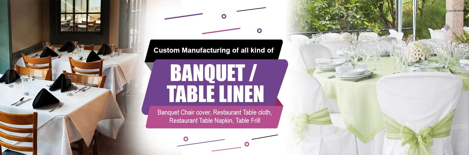 Banquet Table Linen 1