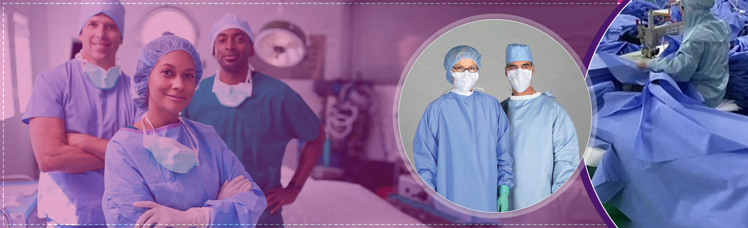 value of surgical gown asa protective barrier throughout surgery